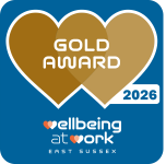 Gold Award 2026 - Wellbeing at Work - East Sussex Gold Award 2026 - Wellbeing at Work - East Sussex